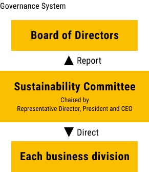 The governance system of sustainability issues