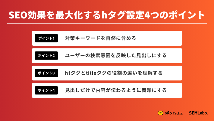 初心者向け】h1, h2, h3タグの正しい使い方｜SEO効果を高める順番と
