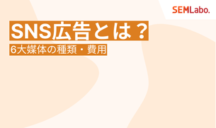 SNS広告とは？6大媒体の種類・費用を徹底比較！成果を出すための完全ガイド