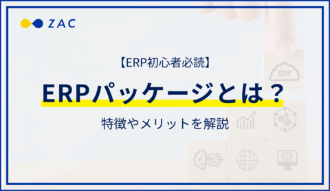 ERPパッケージとは?特徴やメリットを解説【ERP初心者必読】