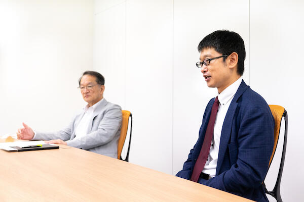 谷会長と谷社長