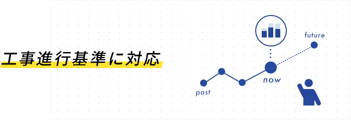 工事進行基準に対応